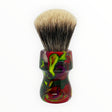 AKA Brushworx Neon Cavern 26mm Dough Knot Fan Badger Shaving Brush