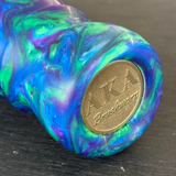 AKA Brushworx Peacock Matte Doughknot Resin Shaving Brush 26mm