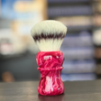 AKA Brushworx Pink Overload 26mm AK47 Fan Synthetic Shaving Brush