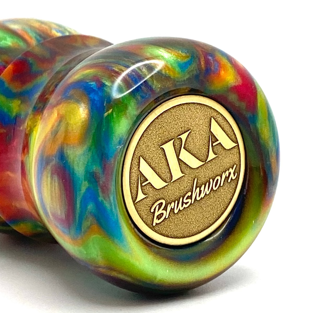 AKA Brushworx Prismatic 26mm Resin Shaving Brush Handle