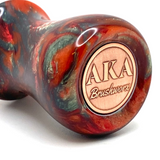 AKA Brushworx Verdigris 26mm Resin Shaving Brush Handle
