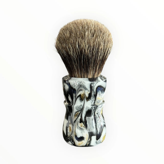 AKA Brushworx Watchman 26mm Raw Doughknot Resin Shaving Brush
