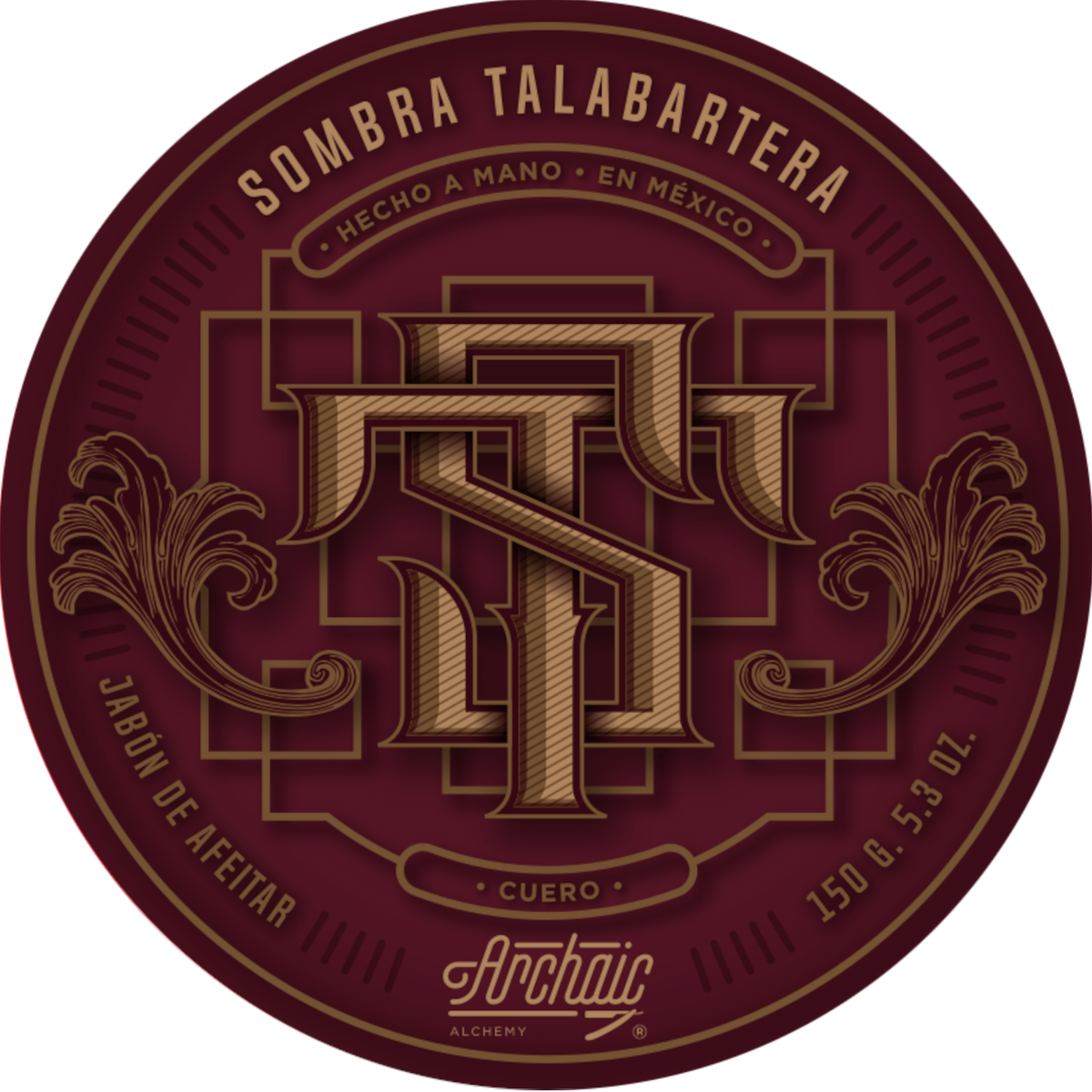 Archaic Alchemy Sombra Talabartera Shaving Soap 150g