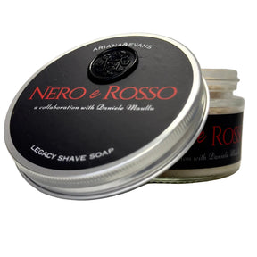 Ariana & Evans Daniele Maullu Neuro e Rosso Shaving Soap 7oz