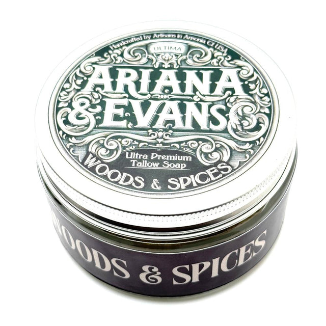 Ariana & Evans - Wood and Spices - Ultima Base Shaving Soap - 5oz