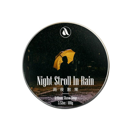 Aura Craft Night Stroll In Rain Shaving Soap 3.5oz