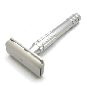 Aylsworth APEX-AL Predator Aluminum Safety Razor Aircraft Silver