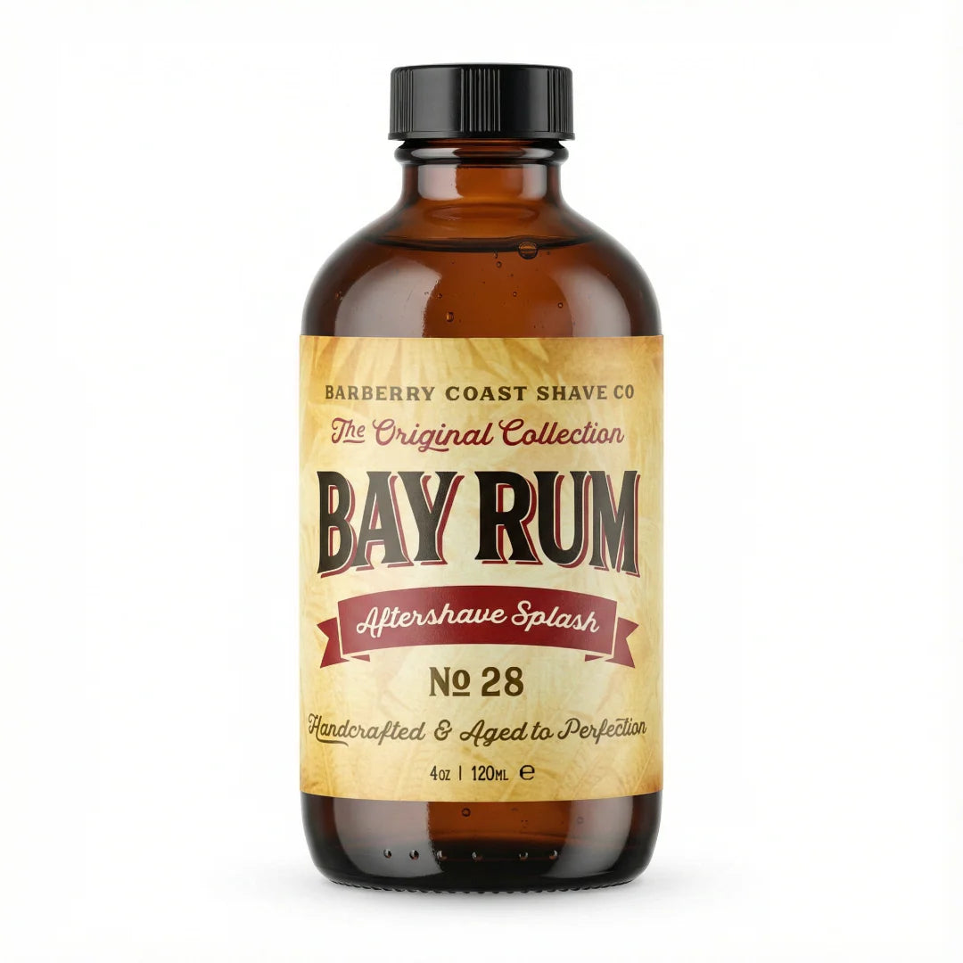 Barberry Coast Bay Rum Aftershave Splash No 28 4oz