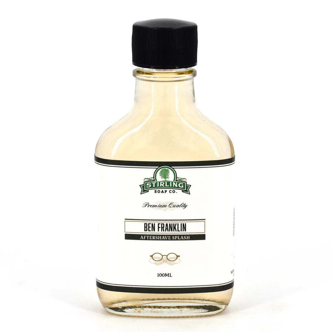 Stirling Soap Company Ben Franklin Aftershave Splash 100ml