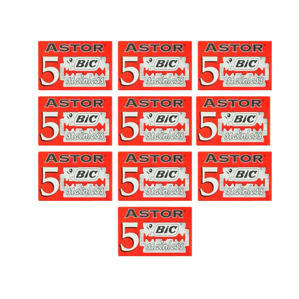 Bic Astor Stainless Double Edge Razor Blades