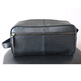 Billion Brothers Buffalo Leather Toiletry Bag Dopp Kit