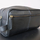 Billion Brothers Buffalo Leather Toiletry Bag Dopp Kit