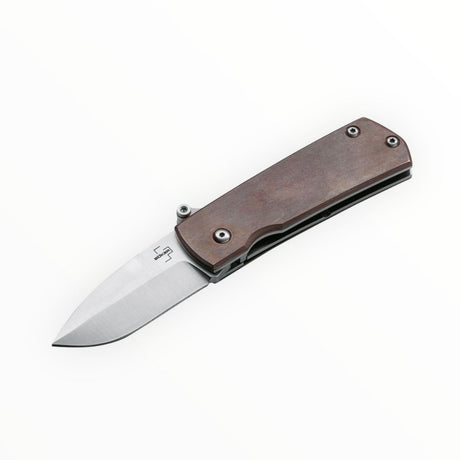 Boker Plus Pocket Knife D2 Copper Handle Linerlock