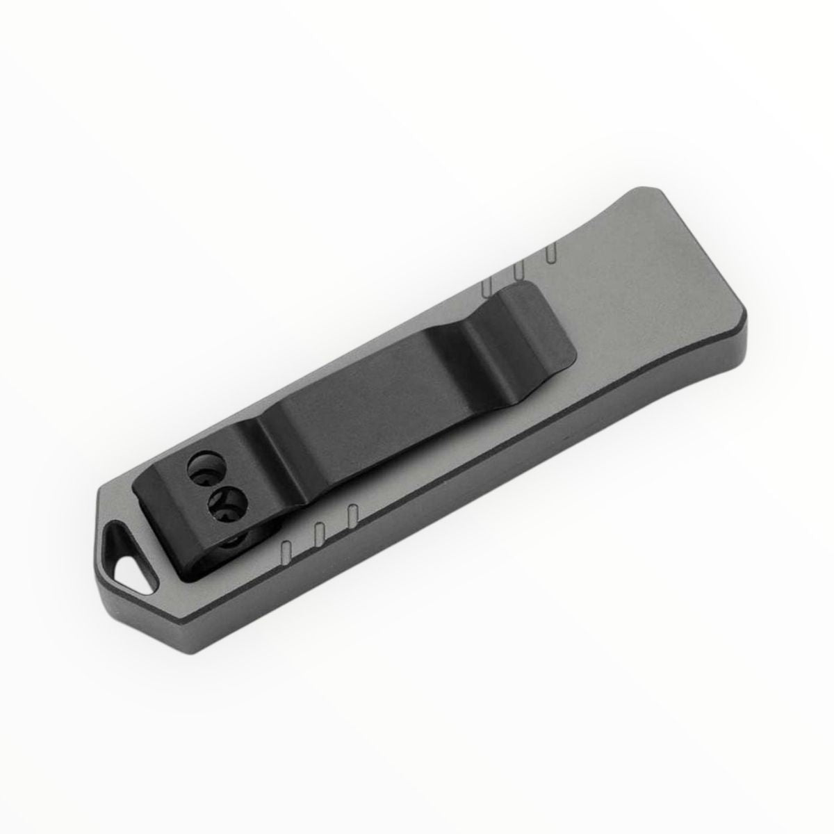 Boker Plus Pocket Knife OTF D2 Gray Aluminum Handle