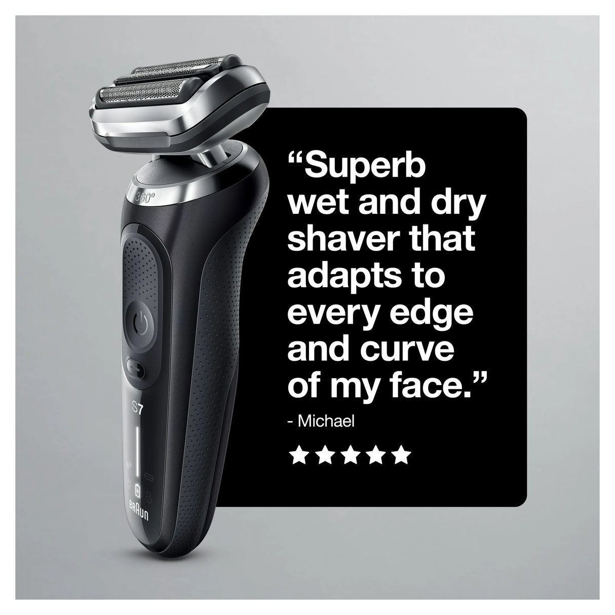 Braun Series 7 7085cc Flex Electric Shaver With Smartcare Center