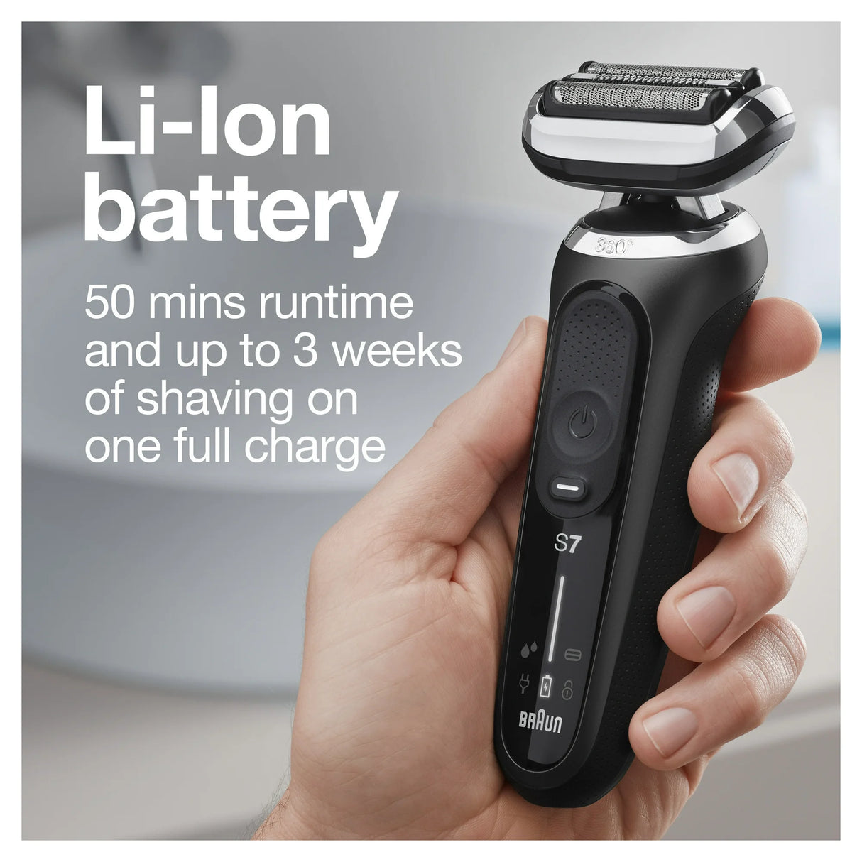 Braun Series 7 7085cc Flex Electric Shaver With Smartcare Center