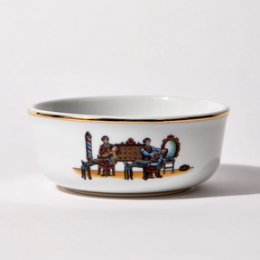 Brousseau and Dov Two Barbers Premium Porcelain Shaving Bowl