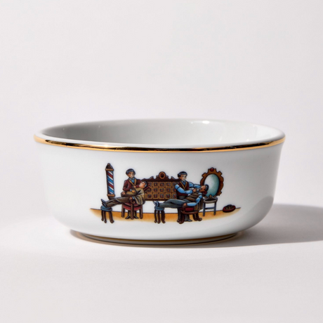 Brousseau and Dov Two Barbers Premium Porcelain Shaving Bowl