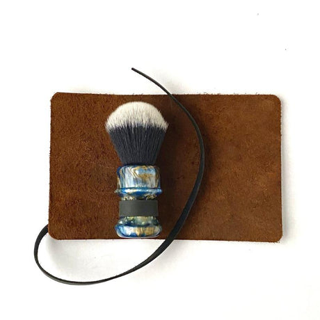 Captain's Choice - Leather Shaving Brush Roll - Brown