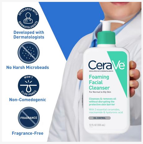 CeraVe Foaming Facial Cleanser 16 fl oz