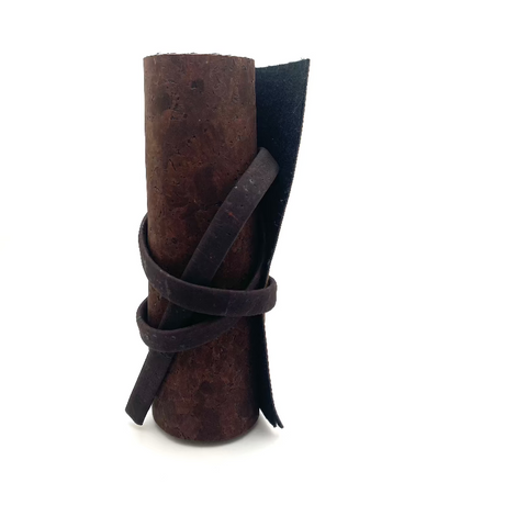 Cork Leather Brush Roll