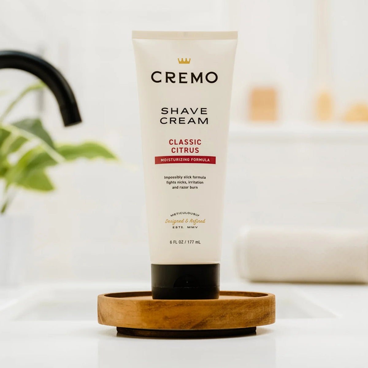 Cremo Reeusable Razor Original Classic Citrus Shaving Cream 6oz | Cremo | The Razor Company