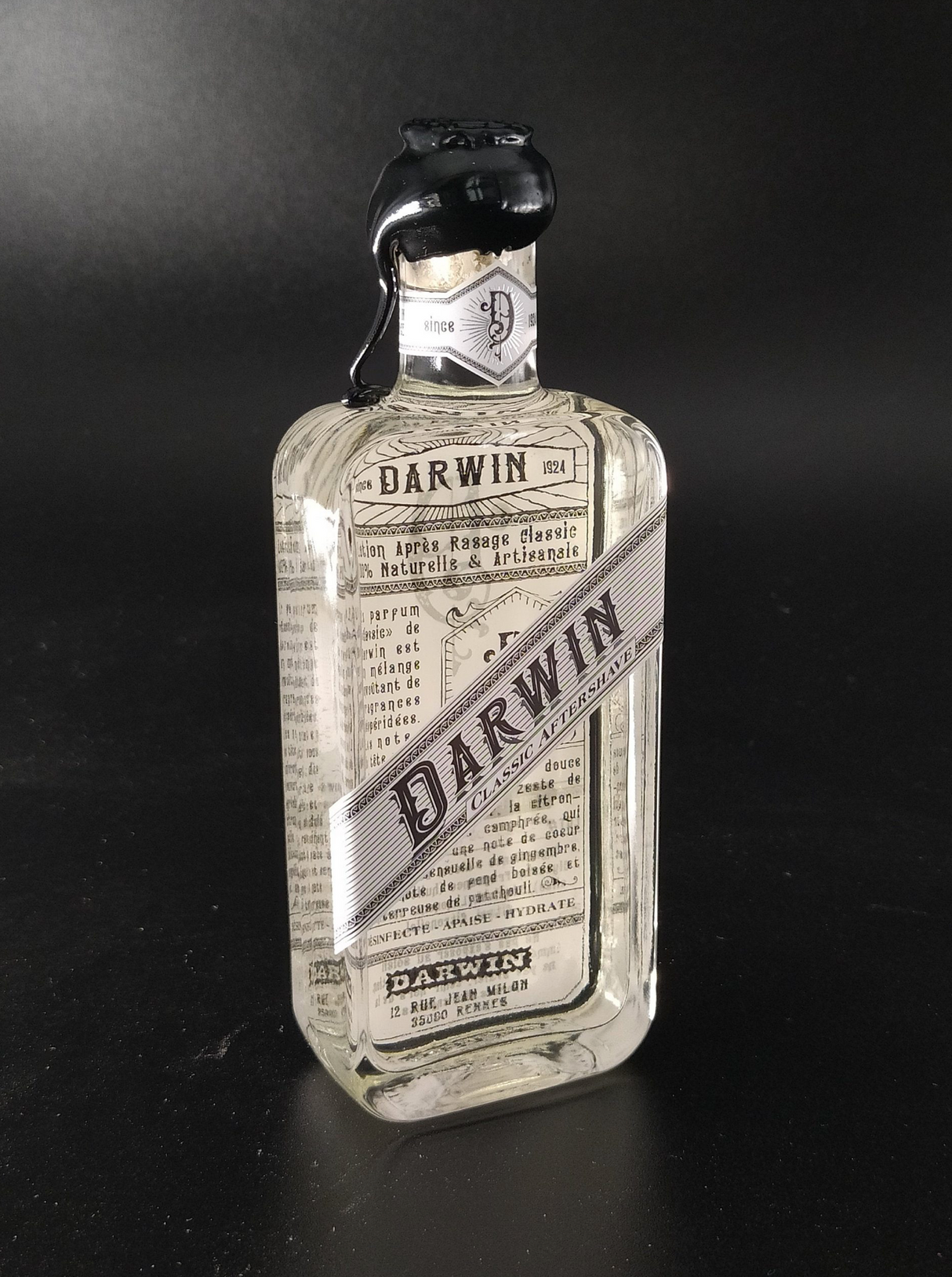 Darwin Shaving - Classic Aftershave Splash - 100ml Glass Bottle