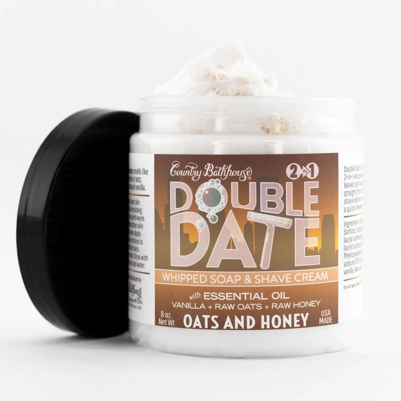 Double Date - Oats and Honey - Whipped Shaving Cream - 8oz