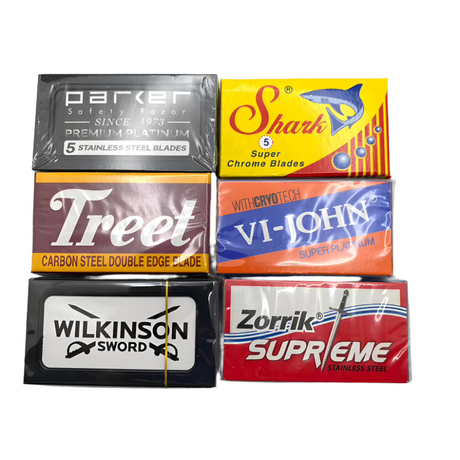Double Edge Razor Blade Sample Pack Bravo 35 Blades