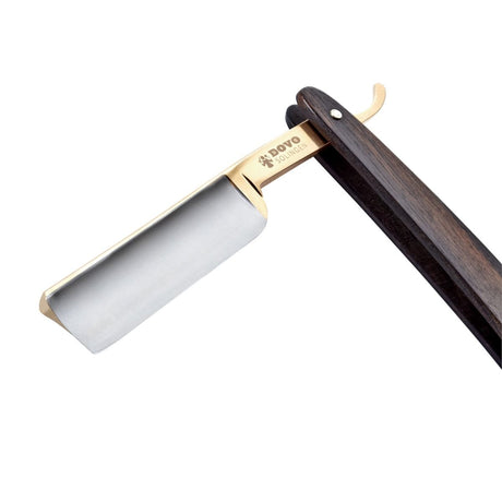 DOVO Apex 5/8" Straight Razor with Ebony Handle & 24K Gold Tang