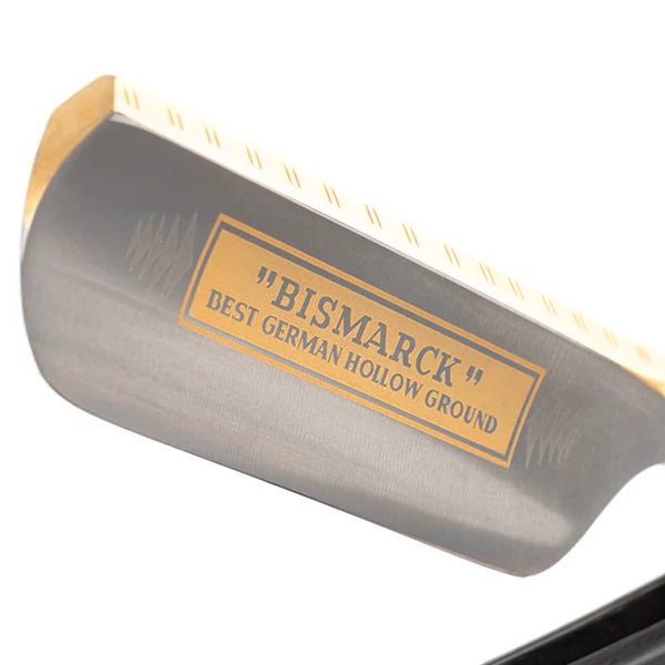 Dovo - Straight Razor - Bismark - Ebony Wood Handle - 6/8