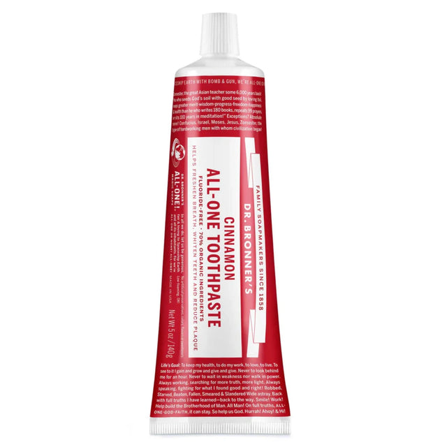 Dr Bronners Cinnamon Toothpaste 5oz