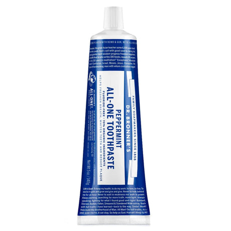 Dr Bronners Peppermint Toothpaste 5oz