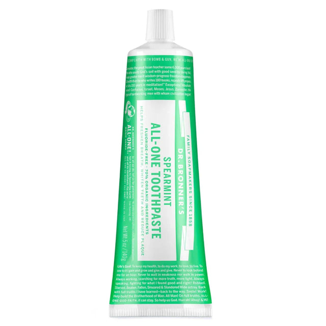 Dr Bronners Spearmint Toothpaste 5oz