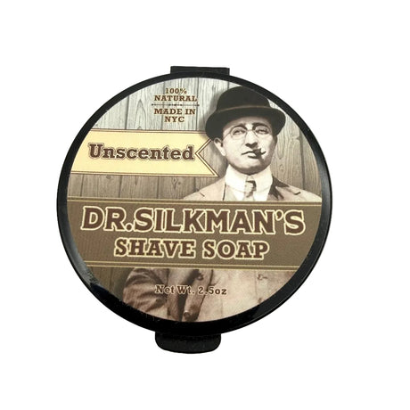 Dr Silkman's All Natural Shave Soap Unscented 2.5oz