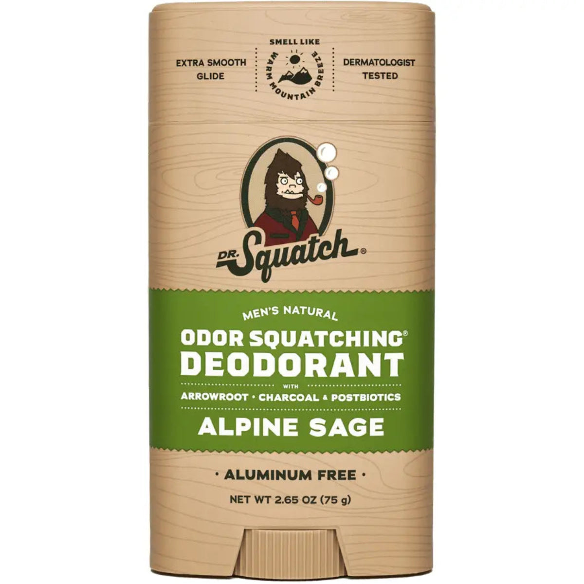 Dr. Squatch Alpine Sage Deodorant | Natural Odor Protection for Men