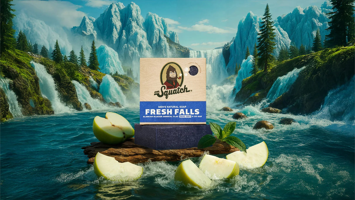 Dr Squatch Fresh Falls Bar Soap 5oz