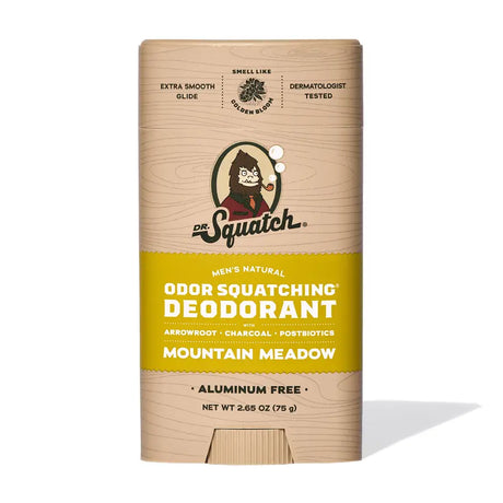 Dr. Squatch Mountain Meadow Deodorant | Fresh Natural Odor Protection