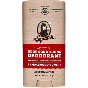 Dr. Squatch Sandalwood Summit Deodorant 2.65oz