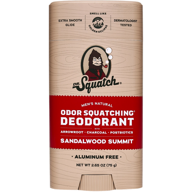 Dr. Squatch Sandalwood Summit Deodorant 2.65oz