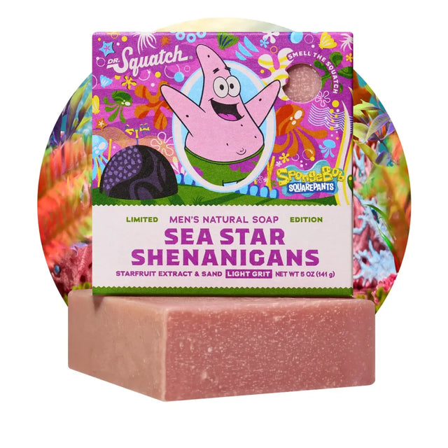 Dr. Squatch Sea Star Shenanigans Bar Soap