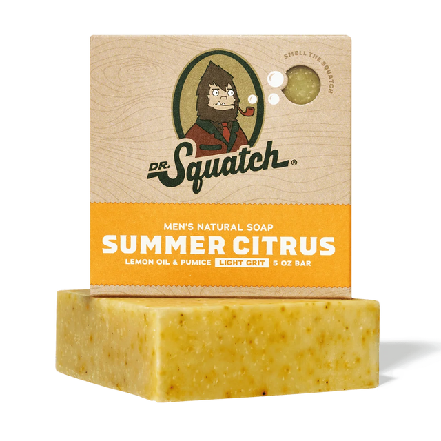 Dr. Squatch Summer CItrus Bar Soap 5oz