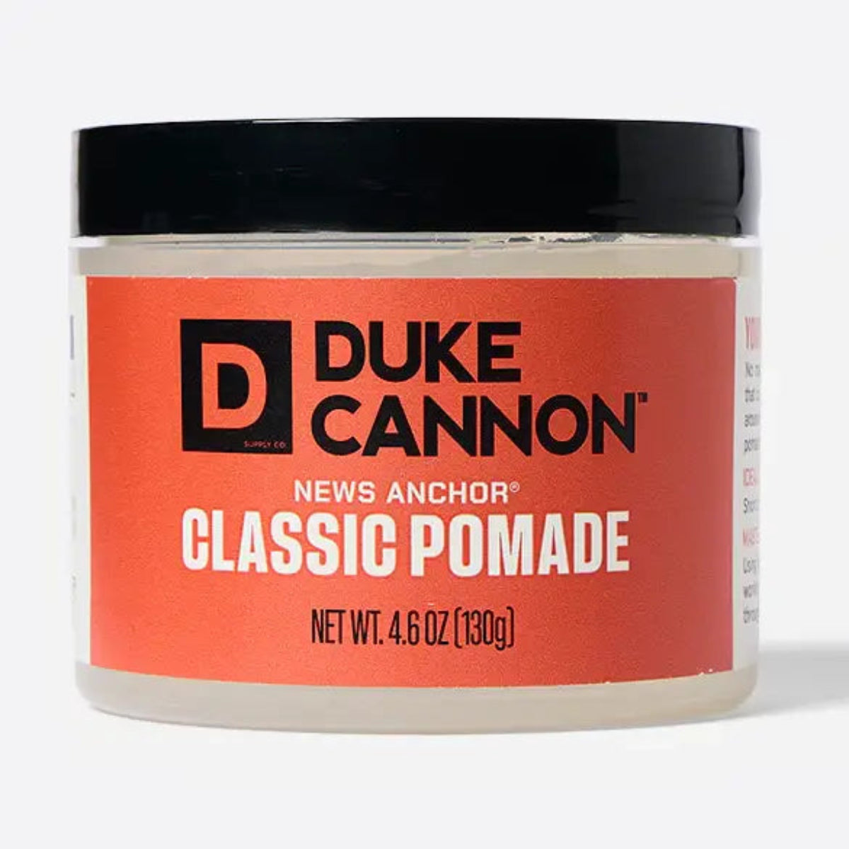 Duke Cannon ClassicHair Styling Pomade 4oz
