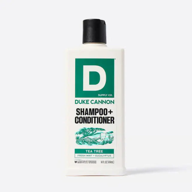 Duke Cannon Tea Tree 2-in-1 Hair Wash 14oz