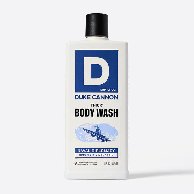 Duke Cannon Thick Body Wash Naval Diplomacy 18oz