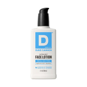 Duke Cannon Ultralight Face Lotion 3oz