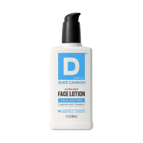 Duke Cannon Ultralight Face Lotion 3oz