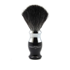 Edwin Jagger 37 Range Imitation Ebony Black Synthetic Shaving Brush 21SB376CR