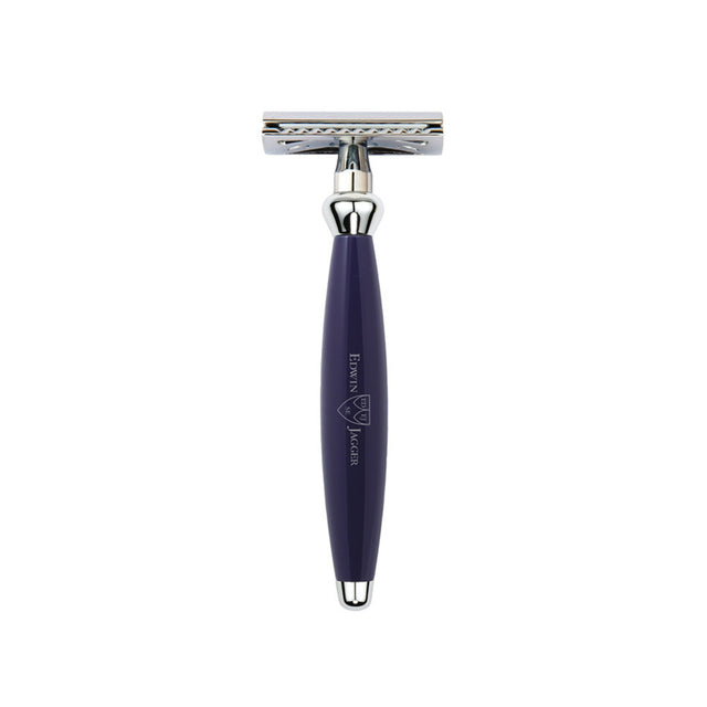 Edwin Jagger Blue Bulbous DE Safety Razor B3SR