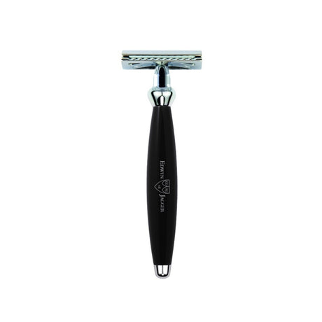 Edwin Jagger Bulbous Black DE Safety Razor B6SR